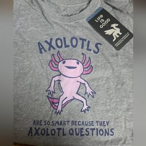 NWT Life Is Good Axolotl T Shirt